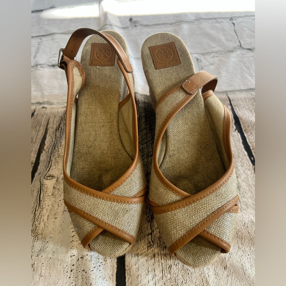 Tory Burch espadrilles size 8 wedge